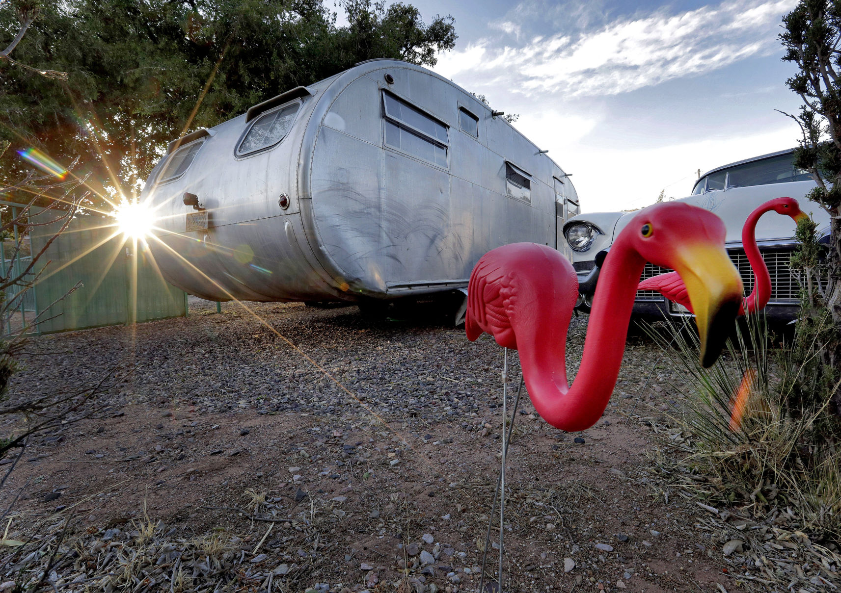 Vintage trailer court